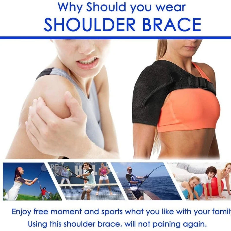 Shoulder Brace With Ice Pack