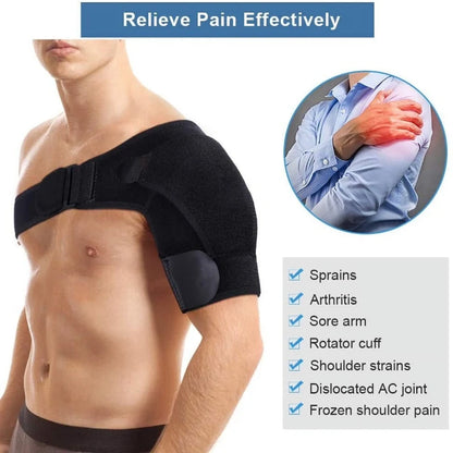 Shoulder Brace With Ice Pack