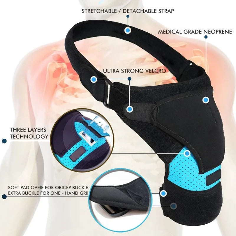 Shoulder Brace With Ice Pack